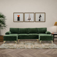 Load image into Gallery viewer, U Shaped Sectional Couch-Large Modular Sectional Sofa - EK CHIC HOME
