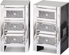 Load image into Gallery viewer, Smart LED Nightstands Set of 2, High Gloss - EK CHIC HOME