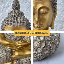 Load image into Gallery viewer, Buddha Statue for Zen Decor – Gold Buddha Statue 13&quot; High - EK CHIC HOME