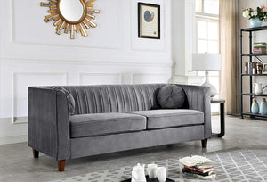 Upholstered Chesterfield Sofa - EK CHIC HOME