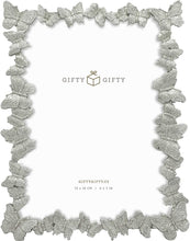Load image into Gallery viewer, Silver Butterfly Photo Frame / 5x7 in | for Vertical and Horizontal Display - EK CHIC HOME