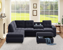 Load image into Gallery viewer, Reversible Sectional Sofa Set, Modern L-Shaped - EK CHIC HOME