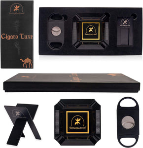 Luxe Cigar/Cigarette Ashtray SET - EK CHIC HOME