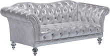Load image into Gallery viewer, Dixie Sofa &amp; Loveseat , Metallic Silver - EK CHIC HOME