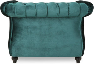 Modern Glam Chesterfield Chaise Lounge - EK CHIC HOME