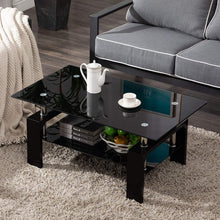 Load image into Gallery viewer, Living Room Rectangle Glass Coffee Table, - EK CHIC HOME