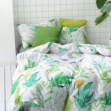 Load image into Gallery viewer, Floral Comforter Set, 100% Cotton Fabric with Soft Microfiber Fill Bedding - EK CHIC HOME