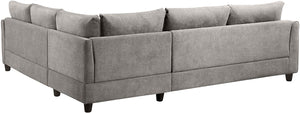 Modern Fabric Sectional Couch Living Room 6-Pcs, L-Shaped Corner - EK CHIC HOME