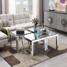 Load image into Gallery viewer, Coffee Table Mirrored with Crystal Inlay Surface - EK CHIC HOME