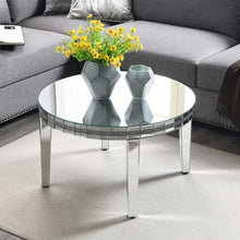 Load image into Gallery viewer, Coffee Table Mirrored with Crystal Inlay Surface - EK CHIC HOME