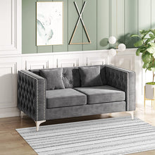 Load image into Gallery viewer, Sectional Sofa with Chaise Lounge, L-Shaped Couch with Storage Ottoman - EK CHIC HOME