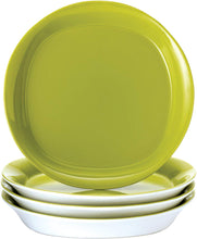 Load image into Gallery viewer, Round and Square 4-Piece Stoneware Salad Plate Set - EK CHIC HOME