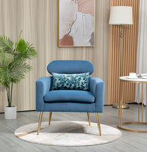 Load image into Gallery viewer, Modern Velvet Accent Chair with A Small Pillow - EK CHIC HOME