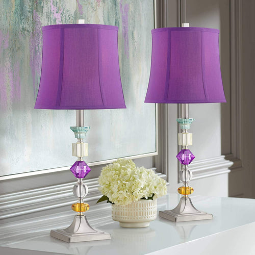 Modern Chic Bohemian Table Lamps Set of 2 - EK CHIC HOME