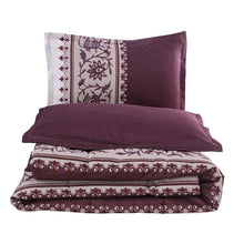 Load image into Gallery viewer, Paisley Black Flower Comforter Set Bed-in-a-Bag QUEEN - EK CHIC HOME