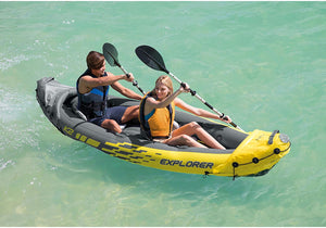 K2 Kayak, 2-Person Inflatable Kayak Set - EK CHIC HOME