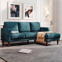 Load image into Gallery viewer, Convertible Sectional Sofa Couch with Chaise - EK CHIC HOME