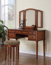 Load image into Gallery viewer, CHIC Collection Vanity Set with Stool - EK CHIC HOME