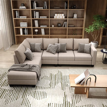 Load image into Gallery viewer, Reversible Sectional Sofa Set, Modern L-Shaped - EK CHIC HOME