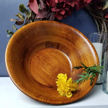Load image into Gallery viewer, Cherry Finished Flared Serving Bowls  14&quot; - EK CHIC HOME