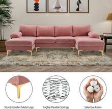 Load image into Gallery viewer, U Shaped Sectional Large Modular Sofa for Living Room - EK CHIC HOME