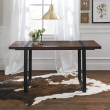 Load image into Gallery viewer, 60&quot; Urban Blend Dining Table - Dark Walnut - EK CHIC HOME