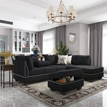 Load image into Gallery viewer, Reversible Sectional Sofa Set, Modern L-Shaped - EK CHIC HOME