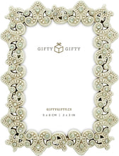 Load image into Gallery viewer, Vintage Jeweled Mini Frame Set/Set of 2 / 2x3 in | for Tabletop Display - EK CHIC HOME