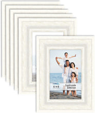 Load image into Gallery viewer, 4x6 Picture Frames (Speckled Gray, 6 Pack), French Country Style - EK CHIC HOME