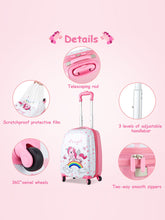 Load image into Gallery viewer, 2PC Kids Carry-on Luggage Set 12&#39;&#39; Backpack &amp; 16&#39;&#39; Rolling Suitcase - EK CHIC HOME