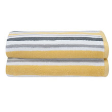 Load image into Gallery viewer, Striped Performance Bath Sheet Set, 2 Pack - EK CHIC HOME