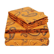 Load image into Gallery viewer, Superior Flannel Quality Cotton Paisley Sheet Set - EK CHIC HOME