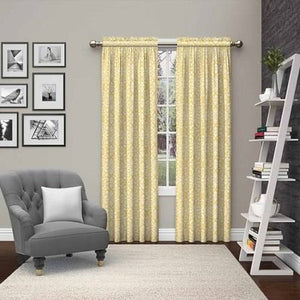 56'' x 63'' 2 Pack Window Curtains in Charcoal - EK CHIC HOME