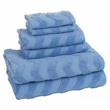 Load image into Gallery viewer, Textured 6 Piece Texture Towel Set - EK CHIC HOME