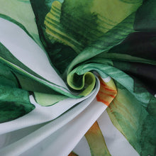 Load image into Gallery viewer, Tropical Shower Curtain, Green Banana Palm Leaf Fabric - EK CHIC HOME