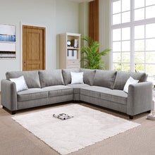 Load image into Gallery viewer, Modern Fabric Sectional Couch Living Room 6-Pcs, L-Shaped Corner - EK CHIC HOME