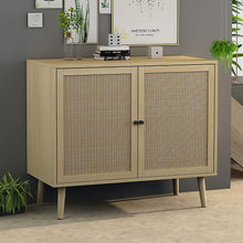 Load image into Gallery viewer, Sideboard Buffet Cabinet, Wide Kitchen Storage Cabinet with Rattan Doors - EK CHIC HOME