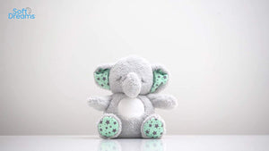 Soft Dreams Elephant Music and Glow Soother, - EK CHIC HOME