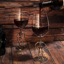 Load image into Gallery viewer, Stemmed Skeleton Wine Glass Set of 2 - EK CHIC HOME