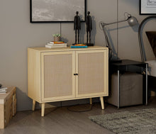 Load image into Gallery viewer, Sideboard Buffet Cabinet, Wide Kitchen Storage Cabinet with Rattan Doors - EK CHIC HOME