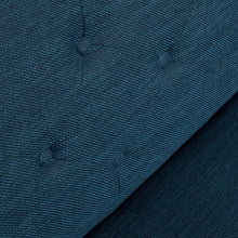Load image into Gallery viewer, Mid-Century Modern Tufted Fabric Sofa, Navy Blue - EK CHIC HOME