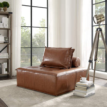 Load image into Gallery viewer, Modern Leather Upholstered Square Modular Sectional Sofa - EK CHIC HOME