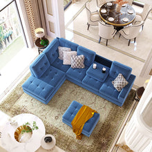 Load image into Gallery viewer, Reversible Sectional Sofa Set, Modern L-Shaped - EK CHIC HOME