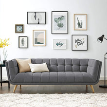 Load image into Gallery viewer, Modern Tufted Fabric Upholstered Sofa Chaise - EK CHIC HOME