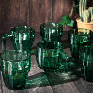 Cactus Stackable Glasses, Stacktus, Water, Wine or Juice Set of 6 - 10 oz - EK CHIC HOME