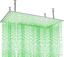 Load image into Gallery viewer, 20&quot;x40&quot; LED Modern Luxurious Stainless Steel Rain Shower Head - EK CHIC HOME