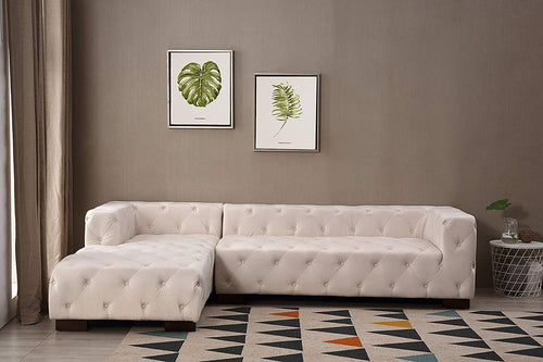 Michael Sectional Sofa, Brown - EK CHIC HOME