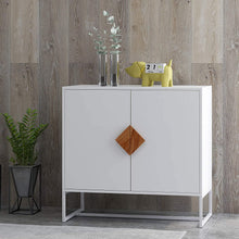 Load image into Gallery viewer, Sideboard Cabinet Modern Solid Wood Square Handles - EK CHIC HOME