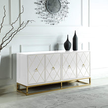 Load image into Gallery viewer, High Gloss Lacquer Sideboard/Buffet, Grey - EK CHIC HOME