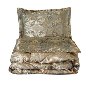Marble Comforter Set Queen with 2 Matching Pillow Shams Brushed Quilt Bedding Sets - EK CHIC HOME